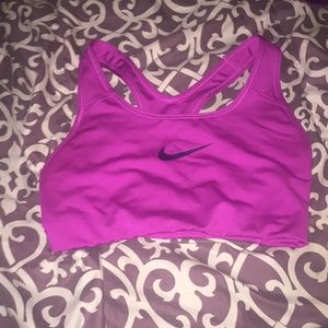 Pink nike bra
